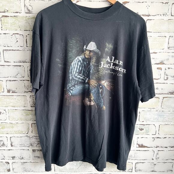 Vintage Randy Travis Fader Tour Single Stitch Shirt Size Large 21x29 - Picture 2 of 12